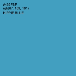 #439FBF - Hippie Blue Color Image