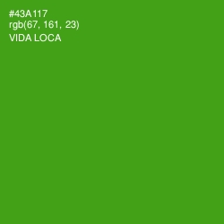 #43A117 - Vida Loca Color Image