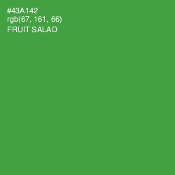 #43A142 - Fruit Salad Color Image