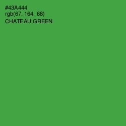 #43A444 - Chateau Green Color Image