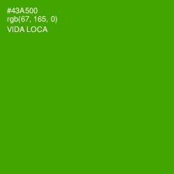 #43A500 - Vida Loca Color Image