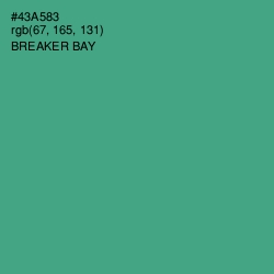 #43A583 - Breaker Bay Color Image