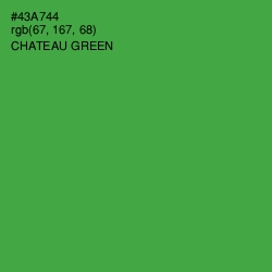 #43A744 - Chateau Green Color Image