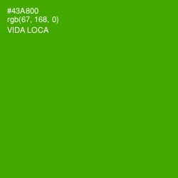 #43A800 - Vida Loca Color Image