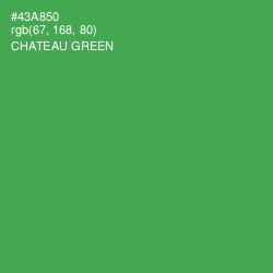 #43A850 - Chateau Green Color Image