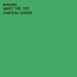 #43A964 - Chateau Green Color Image