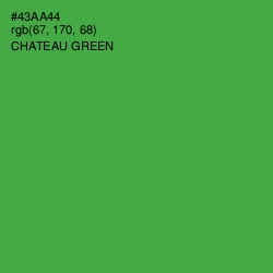 #43AA44 - Chateau Green Color Image