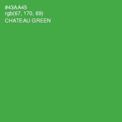 #43AA45 - Chateau Green Color Image