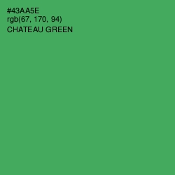 #43AA5E - Chateau Green Color Image