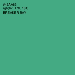 #43AA83 - Breaker Bay Color Image