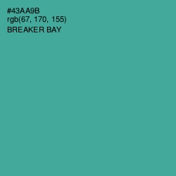 #43AA9B - Breaker Bay Color Image