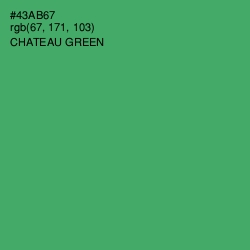 #43AB67 - Chateau Green Color Image