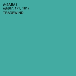 #43ABA1 - Tradewind Color Image