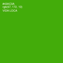 #43AC0A - Vida Loca Color Image