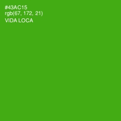 #43AC15 - Vida Loca Color Image