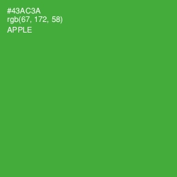 #43AC3A - Apple Color Image