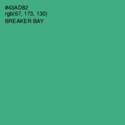 #43AD82 - Breaker Bay Color Image