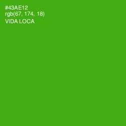 #43AE12 - Vida Loca Color Image