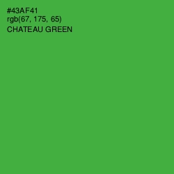 #43AF41 - Chateau Green Color Image