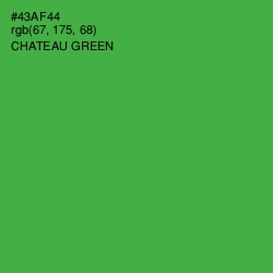 #43AF44 - Chateau Green Color Image