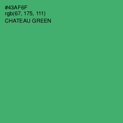 #43AF6F - Chateau Green Color Image