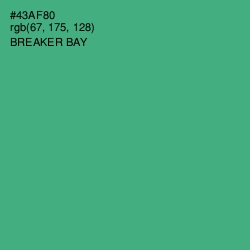 #43AF80 - Breaker Bay Color Image