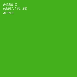 #43B01C - Apple Color Image