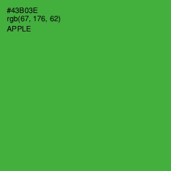 #43B03E - Apple Color Image