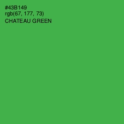 #43B149 - Chateau Green Color Image