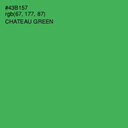 #43B157 - Chateau Green Color Image