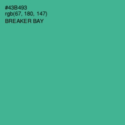 #43B493 - Breaker Bay Color Image