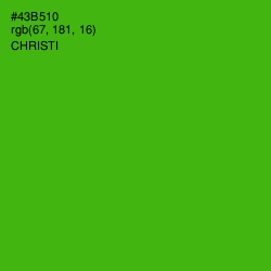 #43B510 - Christi Color Image