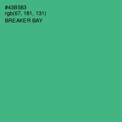 #43B583 - Breaker Bay Color Image