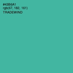 #43B6A1 - Tradewind Color Image