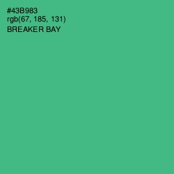 #43B983 - Breaker Bay Color Image