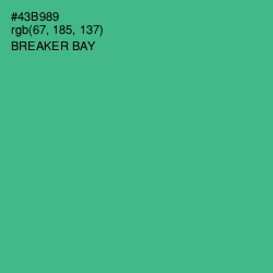 #43B989 - Breaker Bay Color Image