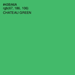 #43BA6A - Chateau Green Color Image