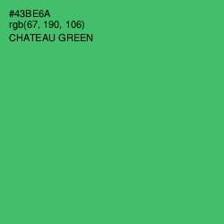 #43BE6A - Chateau Green Color Image