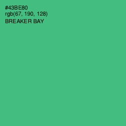 #43BE80 - Breaker Bay Color Image