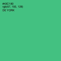 #43C180 - De York Color Image