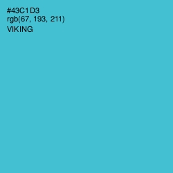 #43C1D3 - Viking Color Image