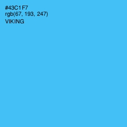 #43C1F7 - Viking Color Image