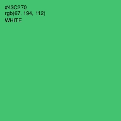 #43C270 - Emerald Color Image