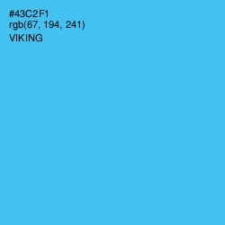 #43C2F1 - Viking Color Image