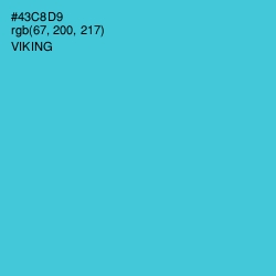 #43C8D9 - Viking Color Image