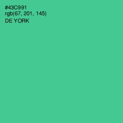 #43C991 - De York Color Image