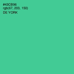 #43CB96 - De York Color Image