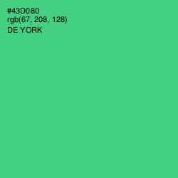 #43D080 - De York Color Image