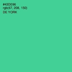 #43D096 - De York Color Image