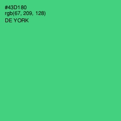 #43D180 - De York Color Image